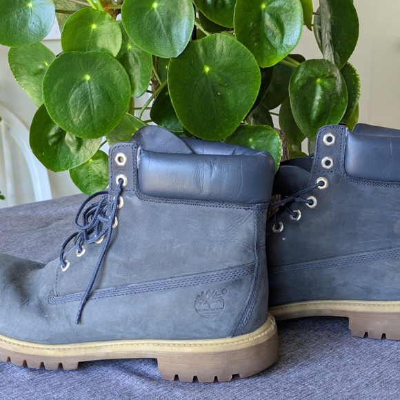 Timberland Men's Navy Boots - Picture 1 of 6